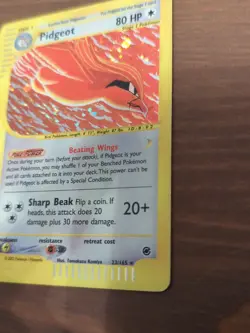 Pokemon TCG Pidgeot Expedition Base Set 23/165 Reverse Holo Holo Rare - Image 2