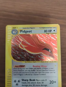 Pokemon TCG Pidgeot Expedition Base Set 23/165 Reverse Holo Holo Rare - Image 4