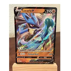 Pokemon Lucario V 078/189 Swsh10 Astral Radiance Ultra Rare Holo - Image 1