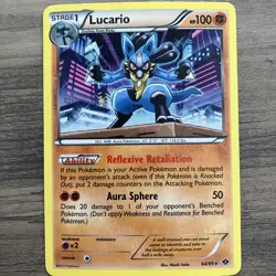 Pokemon Lucario 64/99 Next Destinities Holo Rare NM - Image 1