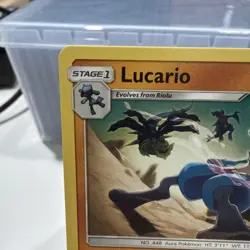 Pokemon - Lucario - 117/236 - Sun & Moon: Unified Minds (2019) - Image 2