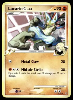 POKEMON LUCARIO C SUPREME VICTORS 31/147 R NM/M - Image 1
