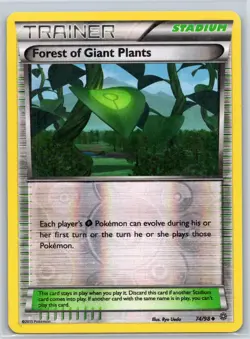 Forest of Giant Plants 74/98 UC Ancient Origins Reverse Holo LP Pokemon - Image 1