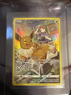 Eevee TG11/TG30 Pokemon Brilliant Stars Trainer Gallery Holo Rare Near Mint (NM) - Image 1