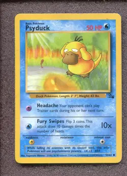 2000 Pokemon Fossil #53/62 - Psyduck - Image 1