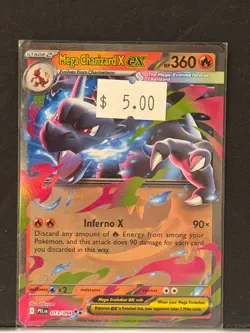 Pokemon TCG Mega Charizard X ex 013/094 Phantasmal Flames Free S&H (Please Read) - Image 1