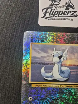 Dratini Reverse Holo Legendary Collection 38/110 Fireworks Holo Pokemon MP/HP - Image 2