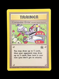 Pokemon TCG Computer Error 16 Black Star Promo WOTC Vintage NM/Mint - Image 1