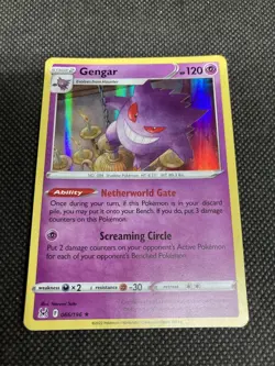 Pokemon TCG - Holo Gengar 66/196 - Lost Origin 2022 - Image 1
