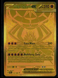 Mega Zygarde ex 124/088 Perfect Order Mega Hyper Rare Pokemon - Image 1