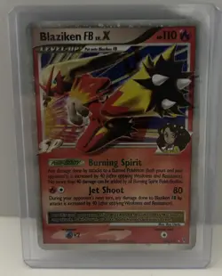 2009 Pokemon Blaziken FB Lv.X HP110 #142/147 Sparkle Holo NM/NM+ - Image 1