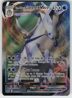 Ice Rider Calyrex VMAX Ultra Rare SWSH06: Chilling Reign 046/198 Pokemon - Image 1