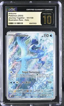 Pokemon Articuno 161/159 Illustration Rare Journey Together - CGC 10 PRISTINE - Image 1
