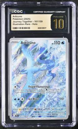 Pokemon Articuno 161/159 Illustration Rare Journey Together - CGC 10 PRISTINE - Image 2