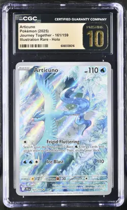 Pokemon Articuno 161/159 Illustration Rare Journey Together - CGC 10 PRISTINE - Image 3