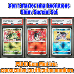 "PSA10" SET Radiant Venusaur & Charizard & Blastois S10b:Pokemon GO (Japanese) - Image 1