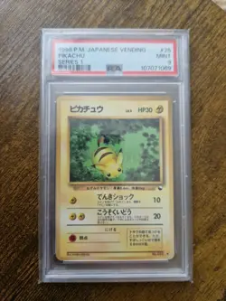 Pokemon Pikachu Vending Series 1 Japanese #025 PSA 9 Mint - Image 1