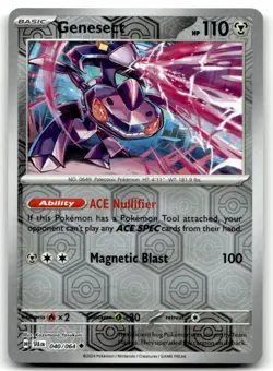 Genesect 040/064 Uncommon Shrouded Fable Pokemon Near Mint - Image 1