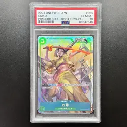 PSA 10 Okiku OP01-035 R Premium Card Collection 23-24 One Piece Card Japanese - Image 1