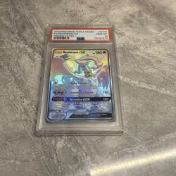 Reshiram GX SV51/SV94 Hidden Fates Full Art PSA 10 Pokemon Card - Image 2
