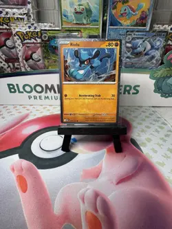 Riolu 076/132 Me01: Mega Evolution Promo Cosmos Holo NM Pokemon Card 2025 - Image 1