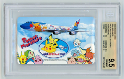 Pokemon ANA Airlines Pikachu Pichu Others All Nippon Phone Card BGS 9.5 GEM MINT - Image 1