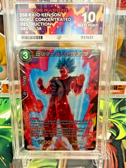 Dragonball Super TCG, SSB Kaio-Ken Son Goku, DB2-001 SR Graded Card - Image 1