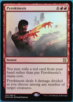 Pyrokinesis FOIL Eternal Masters NM Red Rare MAGIC CARD (ID# 514884) ABUGames - Image 1