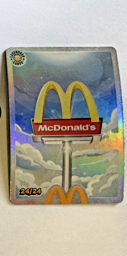 McDonald's Cards 2026 - GOLDEN ARCHES 24/24 REDEEMED Ultra Super Rare! - Image 1