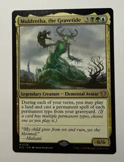 Muldrotha, the Gravetide M 128 Normal Commander: Lorwyn Eclipsed MTG - Image 1