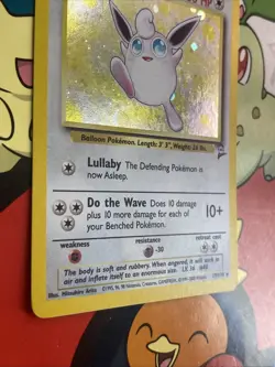 Wigglytuff #19 19/130 Base Set 2 Holo Rare WOTC Vintage Pokemon Card LP - Image 4