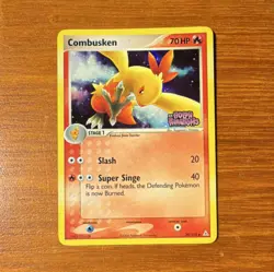Nintendo Pokemon TCG Combusken 39/110 EX Holon Phantoms Reverse Holo 2006 - Image 1