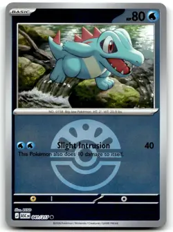 Totodile (Friend Ball) 041/217 ME: Ascended Heroes Pokemon Reverse Holo NM - Image 1