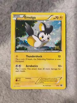 Emolga - 6/12 - Pokemon McDonald's Promos Holo 2012 LP - Image 1