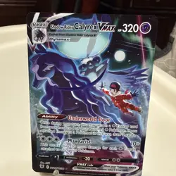 Pokemon TCG Shadow Rider Calyrex VMAX TG18/TG30 Astral Radiance Holo - Image 2