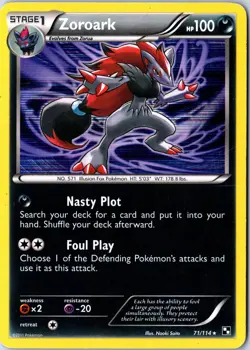 Pokemon tcg: Blister Exclusives Zoroark #071/114 - Holo - NM Promo .VO5 - Image 1