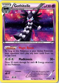 Pokemon tcg: Emerging Powers Gothitelle (47) #47/98 - Holo - NM Holo Rare .VO5 - Image 1