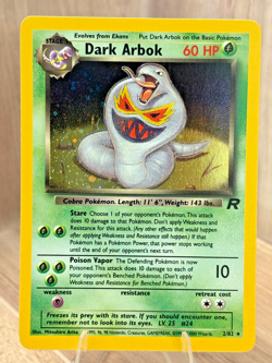Pokemon - Dark Arbok [1999-2000] #2/82 Holo Rare (NM-MT) - Team Rocket - Image 1