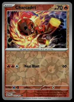 Pokemon: SV: Paldean Fates Charcadet #014/091 Common,Reverse Holo .P2N - Image 1