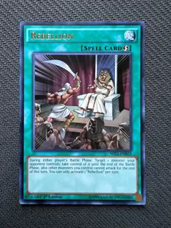 Yugioh Rebellion 1st Edition Ultra Rare MIL1-EN013 NM - Image 1