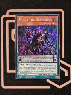 BLZD-EN083 Shade the Obscure Secret Rare 1st Edition YuGiOh - Image 1