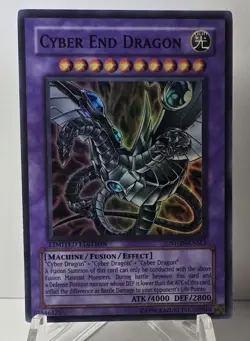 Cyber End Dragon STON-ENSE1 Super Rare Limited Edition Yugioh NM/M - Image 2
