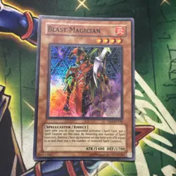 Yugioh! Blast Magician DR3-EN140 Super Rare NM - Image 1