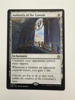 Authority of the Consuls MTG Magic the Gathering Card NM Near Mint FDN - Image 1