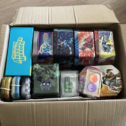6kg+ Pokemon Cards Bulk Joblot with tins Holo/Rev pokeball included near mint - Image 1