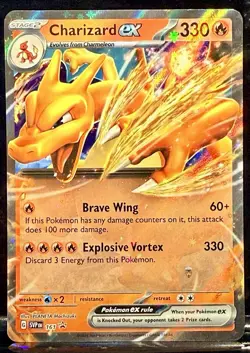 🔥Charizard ex 161 Scarlet & Violet Black Star Promo Holo Pokemon Card NM🔥👀 - Image 1