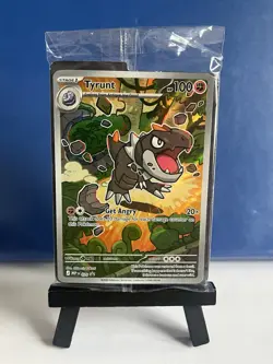 Tyrunt 070 Promo Card SEALED Prefect Order Etb Promo Full Art NM - Image 1