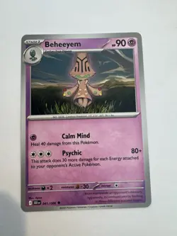Beheeyem 041/086 Near Mint SV: Black Bolt Pokemon Shipnow - Image 1