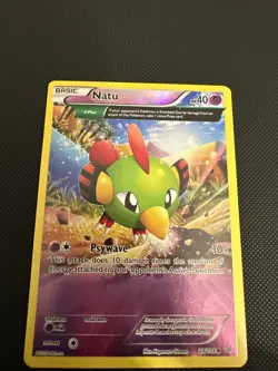 Natu (Delta) 28/108 XY - Roaring Skies Reverse Holo Pokemon Card LP - Image 1