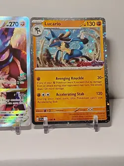 Pokemon TCG Lucario Promo Lot Of 3 Cards -NM- - Image 4